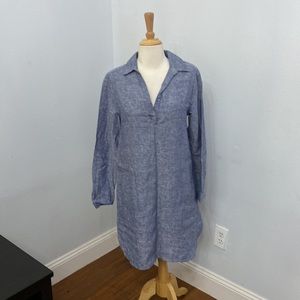 Artisan NY 100% Linen Shift Dress Size S